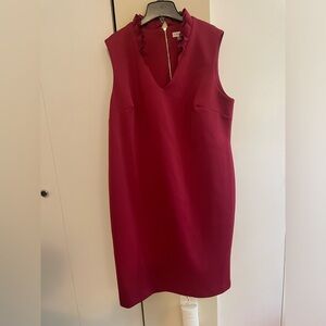 Red 18W Calvin Klein Sleeveless Dress